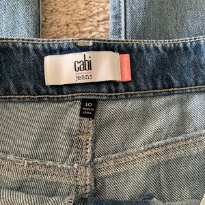 CAbi Ashbury Jean- light wash wide leg flare